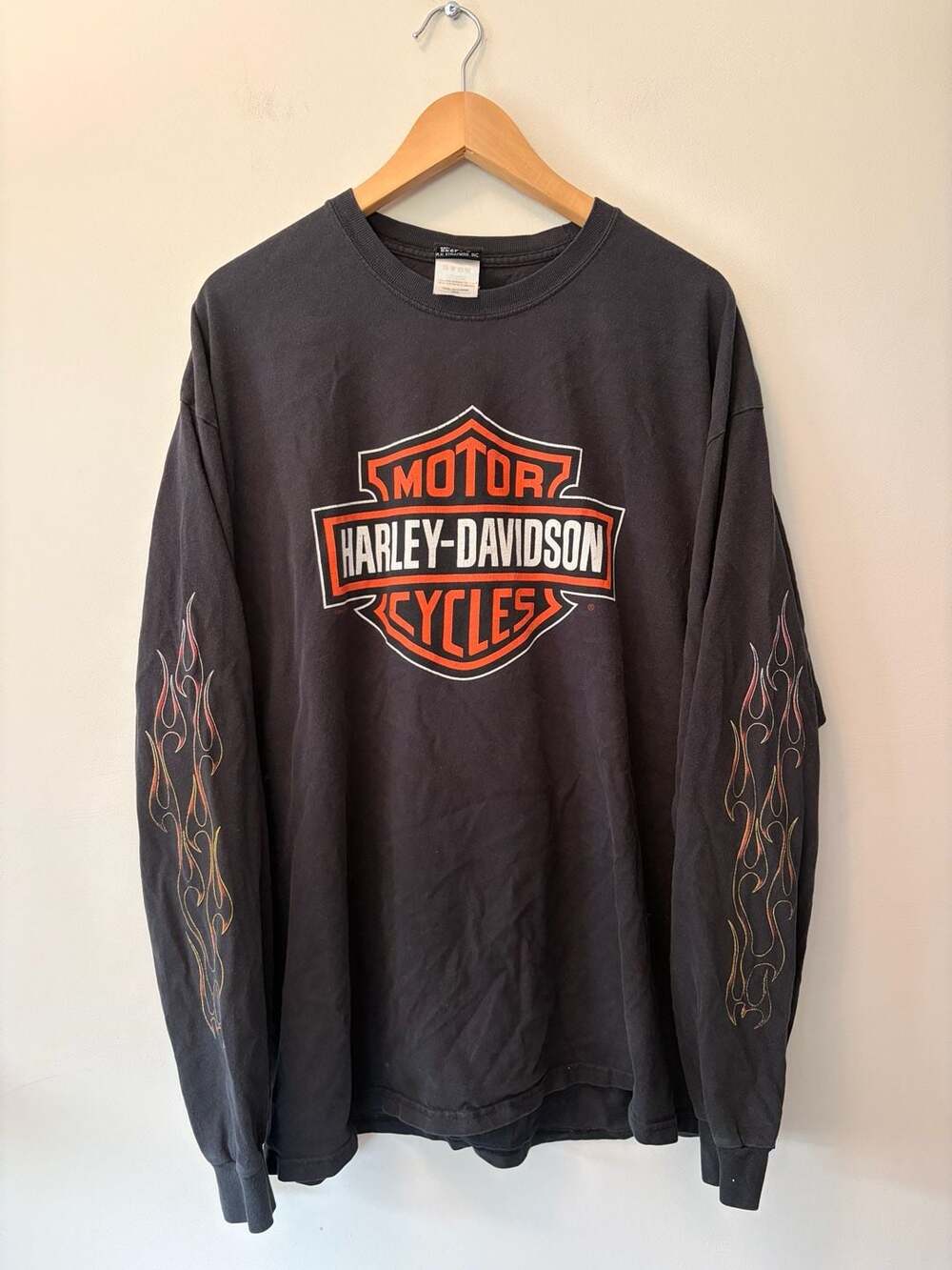 Harley-Davidson  Long Sleeve Flame Graphic Shirt